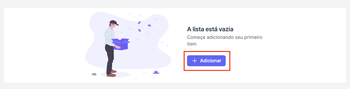 Adicionar chave de API